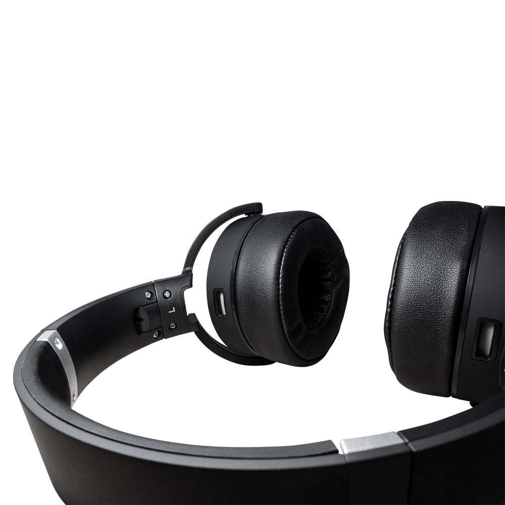 Diadema Vorago Hpb-201 Plata Negro Bluetooth Msd