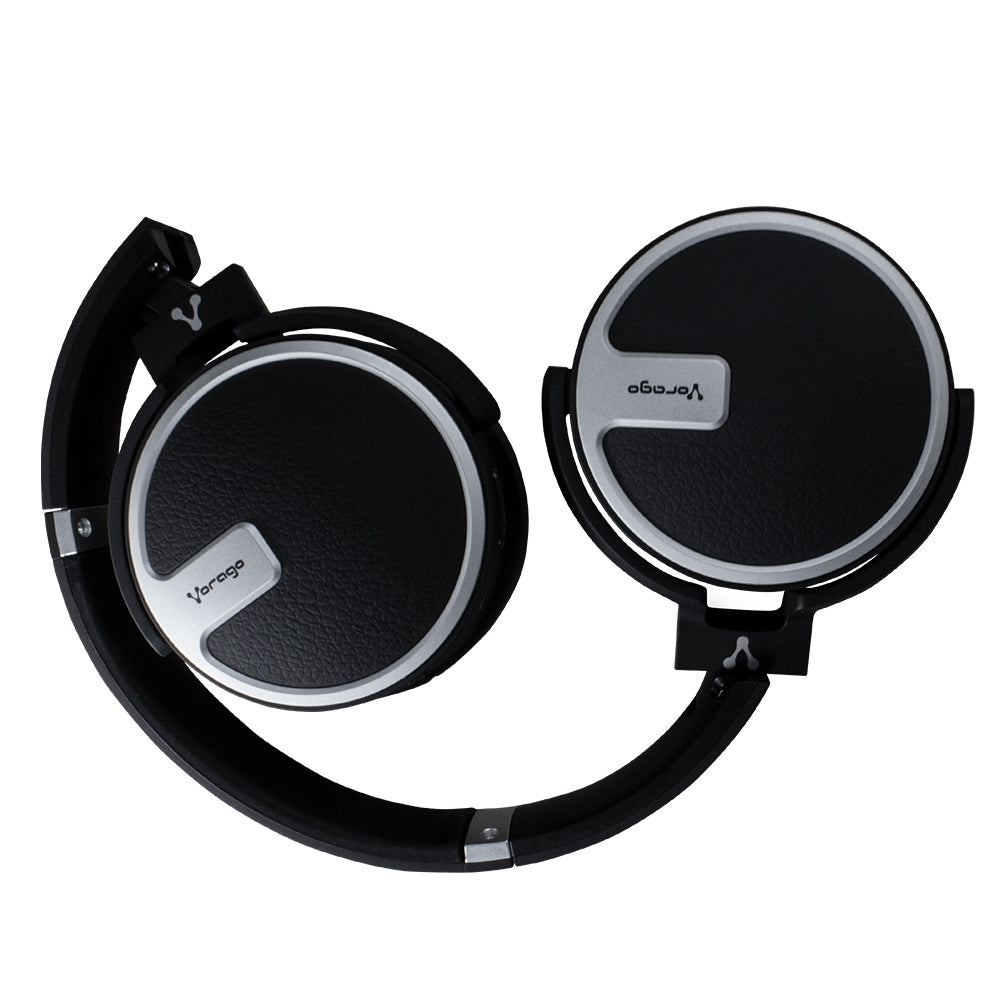 Diadema Vorago Hpb-201 Plata Negro Bluetooth Msd