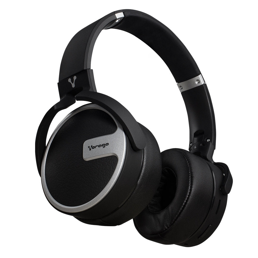 Diadema Vorago Hpb-201 Plata Negro Bluetooth Msd