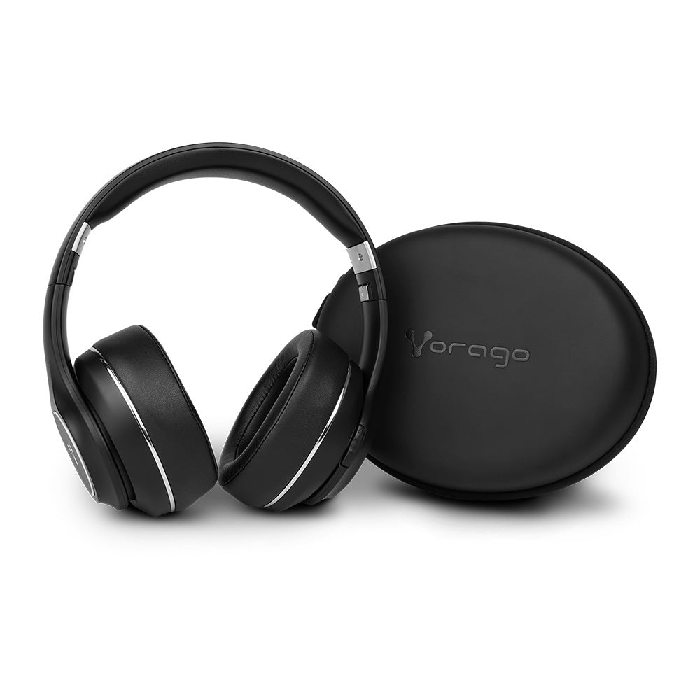 Diadema Vorago Bluetooth 5.0 / Premium/ 3.5Mm/20 Hrs/ Negro Hpb-601 V2