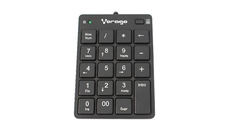 Teclado Vorago Kb-105 Usb Notebook/Pc Negro