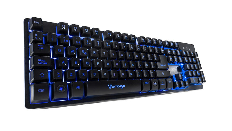 Teclado Gaming Vorago Kb-502 Gamer Start The Usb Teclas Iluminadas Anti Ghosting