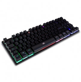 Teclado Gaming Vorago Kb-503 Iluminado Rgb Gamer Usb Anti Ghosting