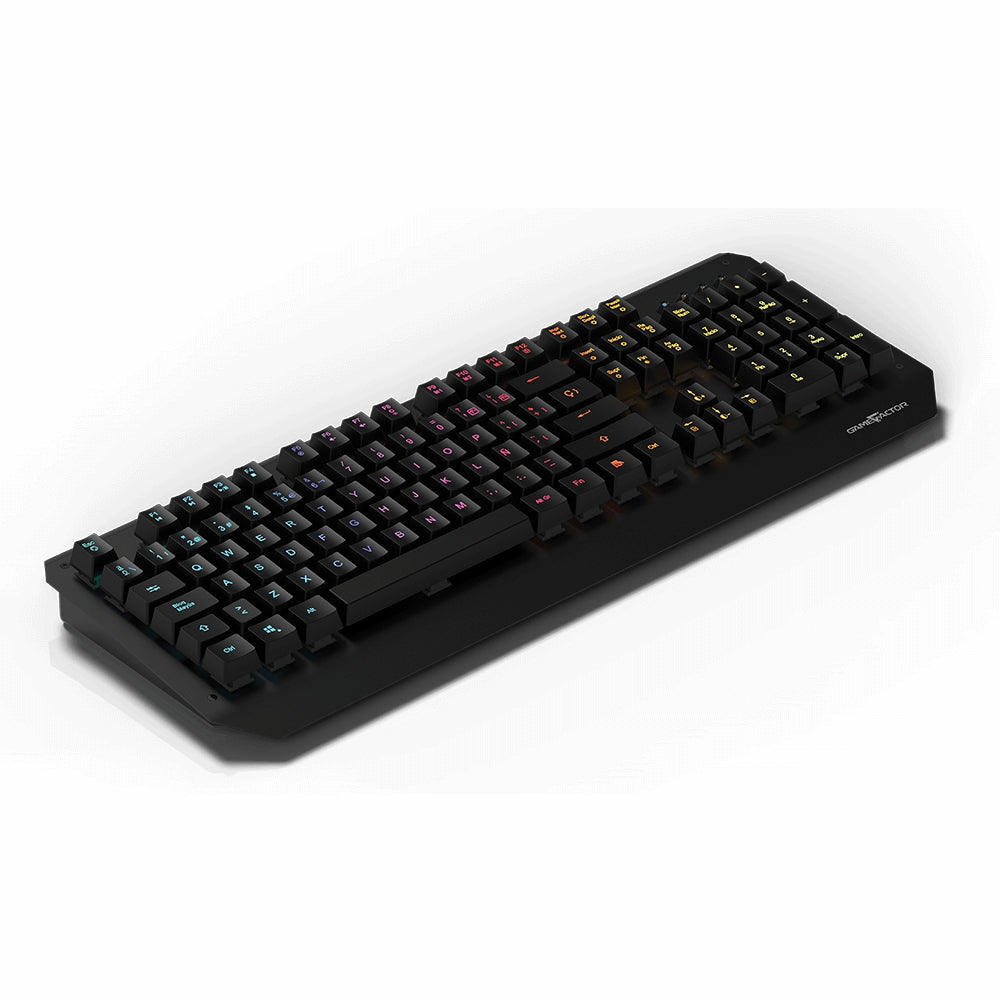 Teclado Gaming Game Factor Kbg601 Kbg-601 Usb Negro