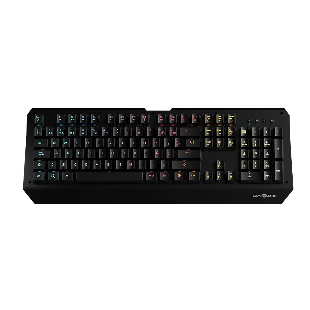 Teclado Gaming Game Factor Kbg601 Kbg-601 Usb Negro