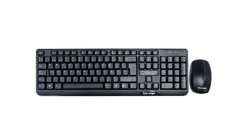 Kit De Teclado Y Mouse Vorago - Km-302 Inalambrico Negro