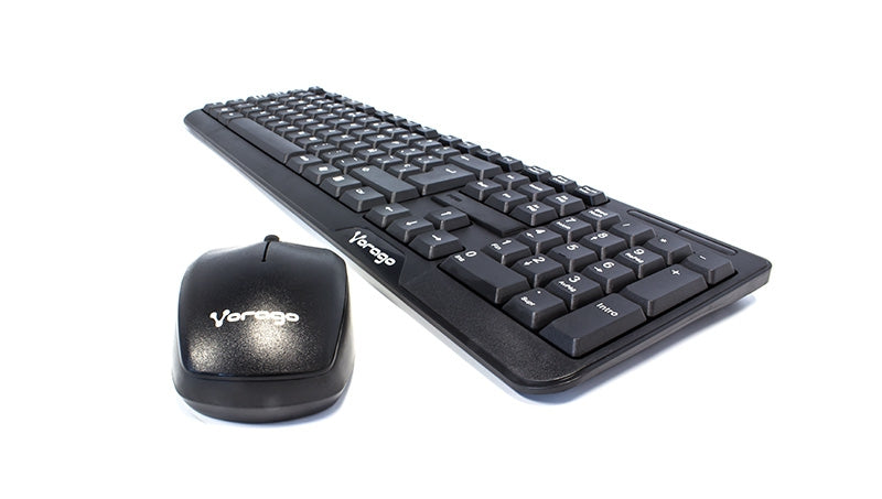 Kit De Teclado Y Mouse Vorago - Km-302 Inalambrico Negro