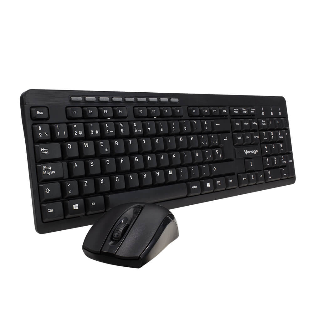 Kit De Teclado Y Mouse. Vorago Km-304 Inalámbricos 10 Metros