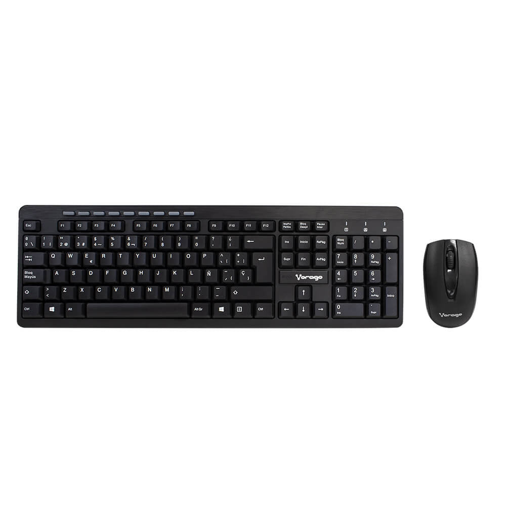 Kit De Teclado Y Mouse. Vorago Km-304 Inalámbricos 10 Metros