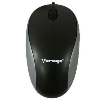 Mouse Vorago Mo-100 Alámbrico Negro Óptico 1200 Dpi