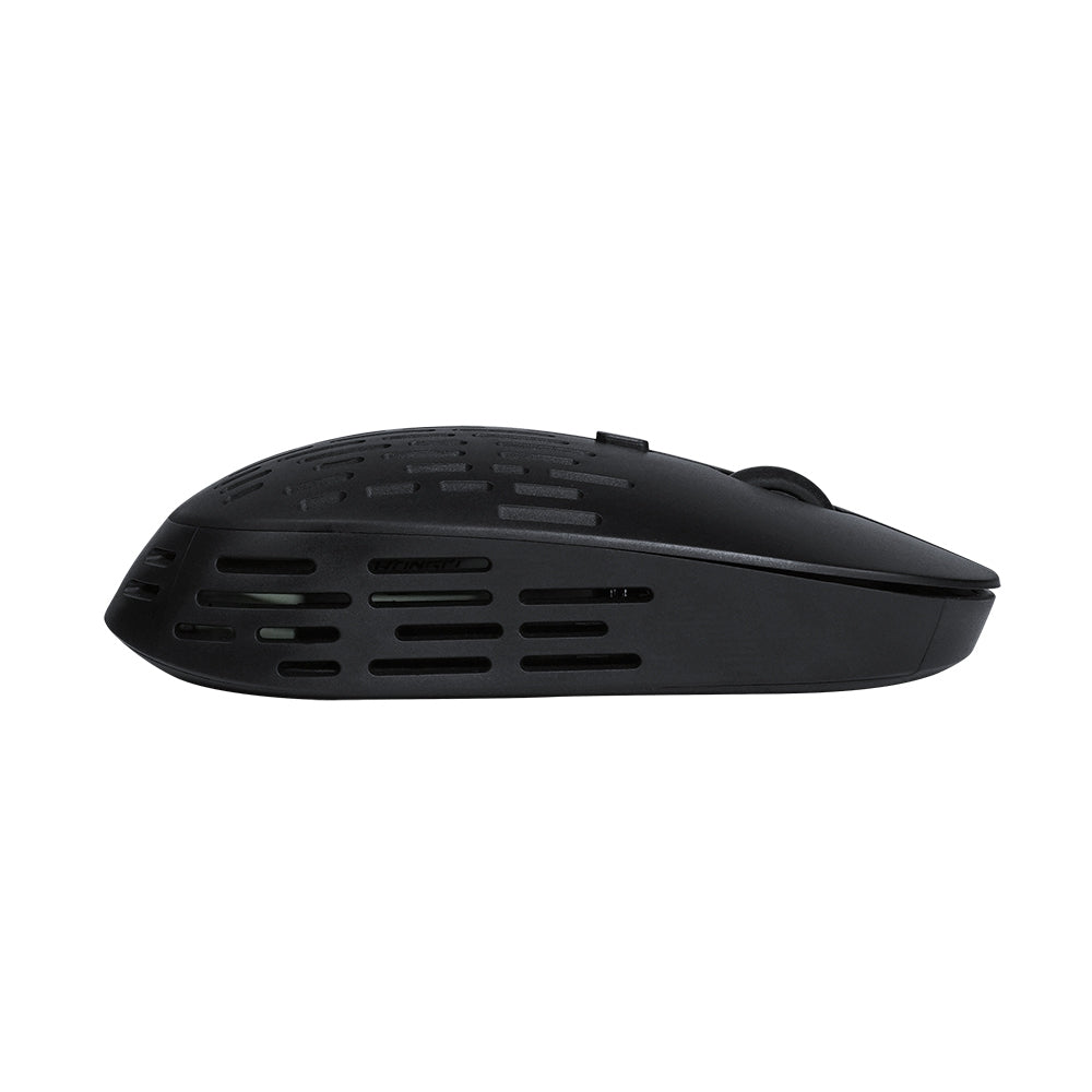 Mouse Vorago Mo-208 Inalambrico Tipo C Y Bluetooth Hasta 2400 Dpi Recargable Negro