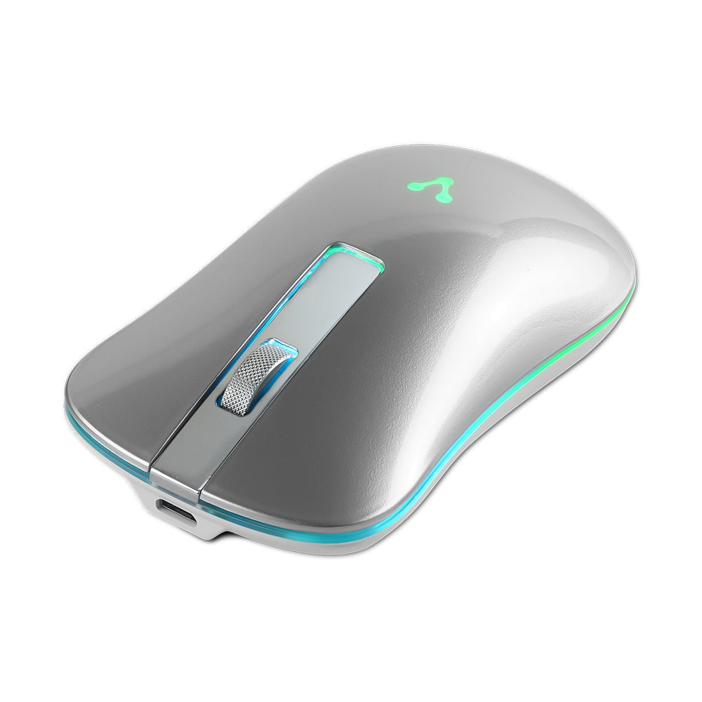 Mouse Vorago Mo-305-Sl Slim Led Rgb Inalambrico Recargable