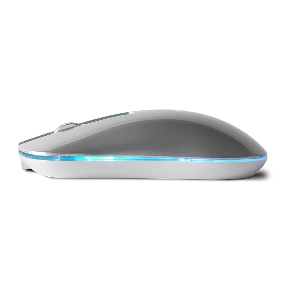 Mouse Vorago Mo-305-Sl Slim Led Rgb Inalambrico Recargable