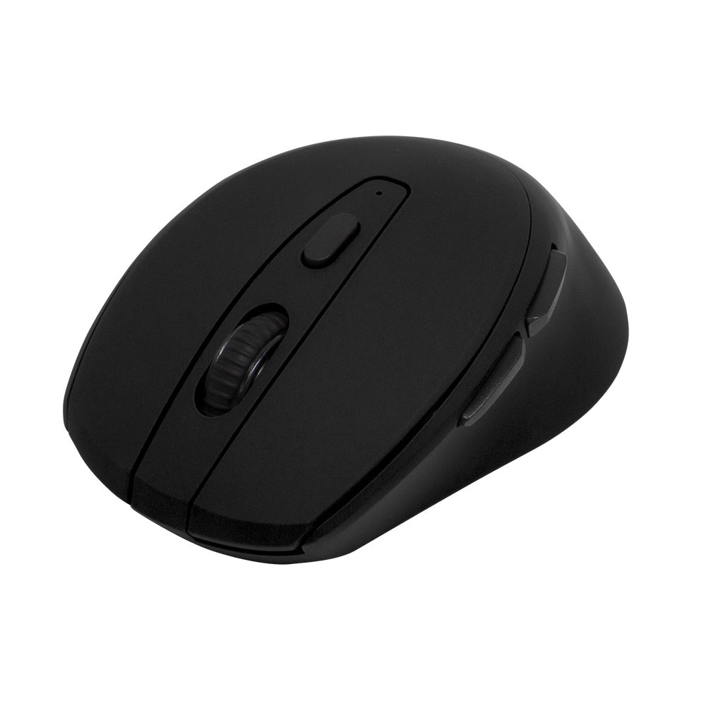 Mouse Inalámbrico Iluminado Vorago Mo-306 Negro 2400 Dpi Recargable