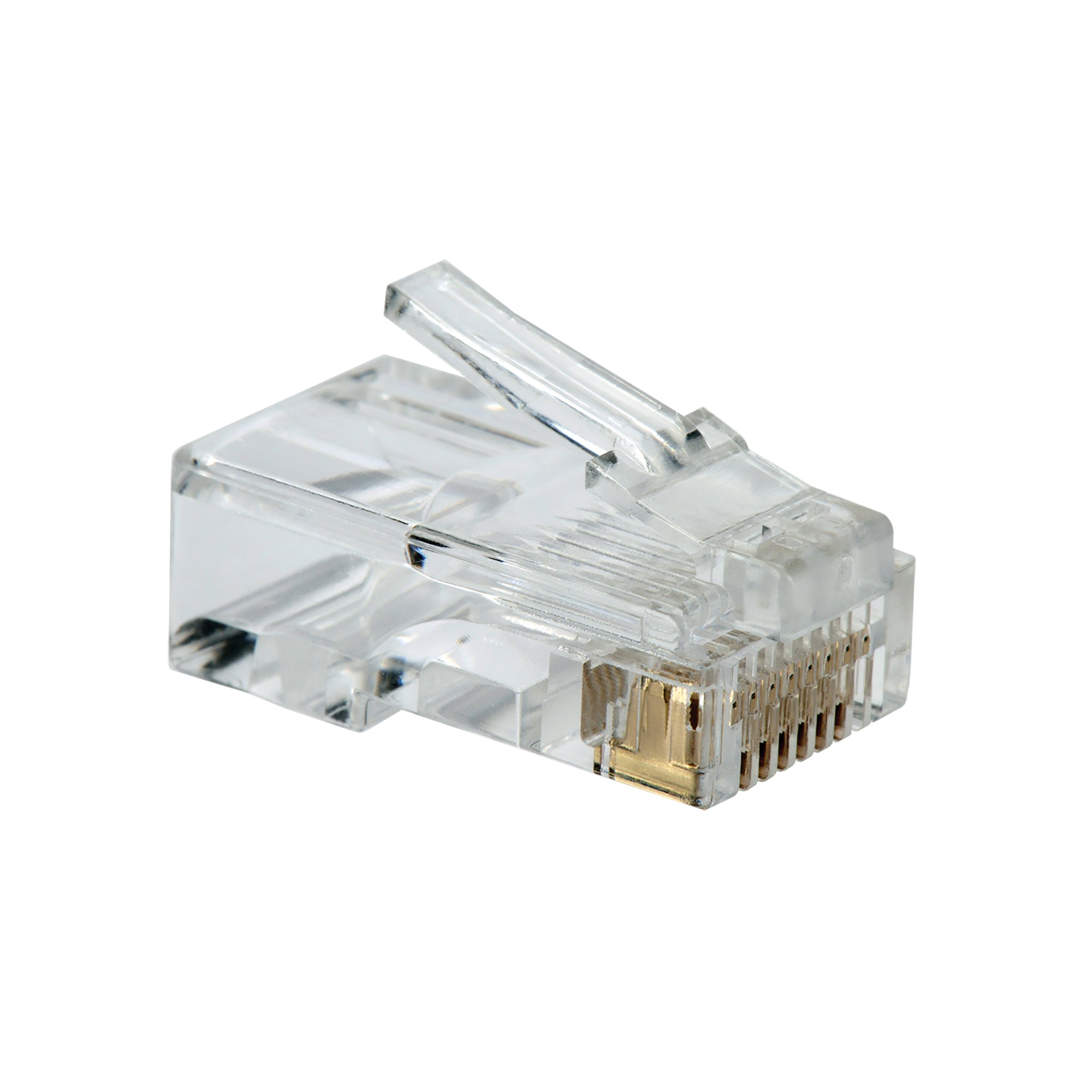 Plugs De Red Vorago Plug-100 Rj-45 Transparente Cat 5E