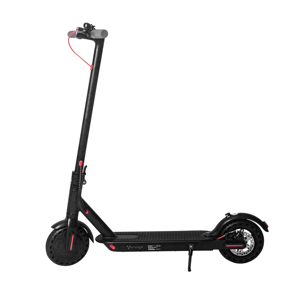 Scooter Eléctrico Vorago 300W 36V 3 Vel 8.5" Aluminio Negro Sc-302 V2