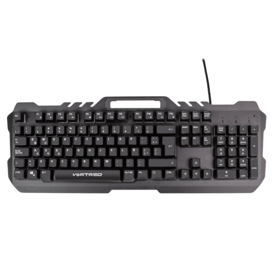 Teclado Gaming Vortred V-930426 Usb Español Negro Rgb