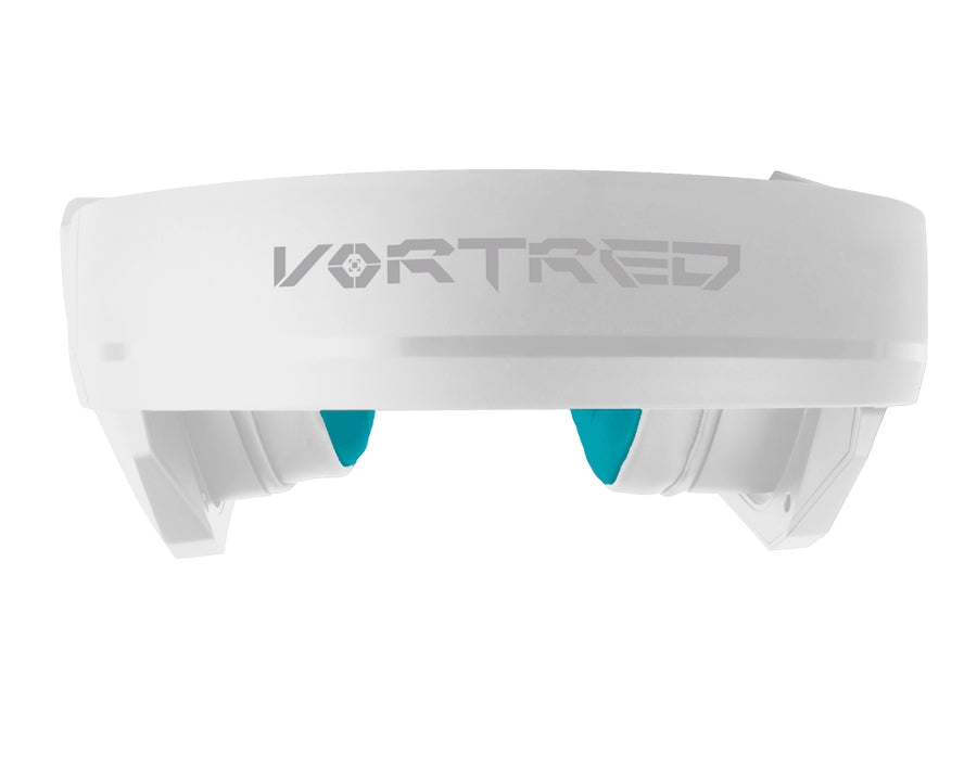 Diadema Gamer Vortred V-930433 Blanco/Cian Usb