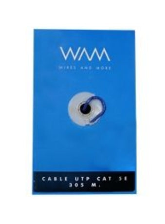 Cable Utp Wam Cat5E-Azul 305 M Interior Cca