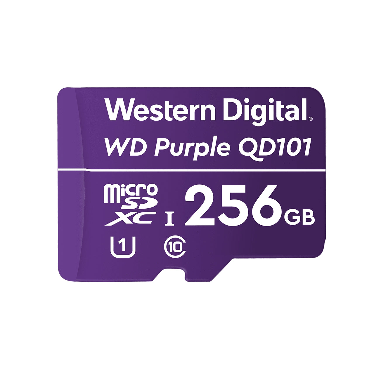 Memoria Micro Sd Western Digital Wdd256G1P0C Purple 256Gb Clase 10 De Velocidad Uhs (U1)