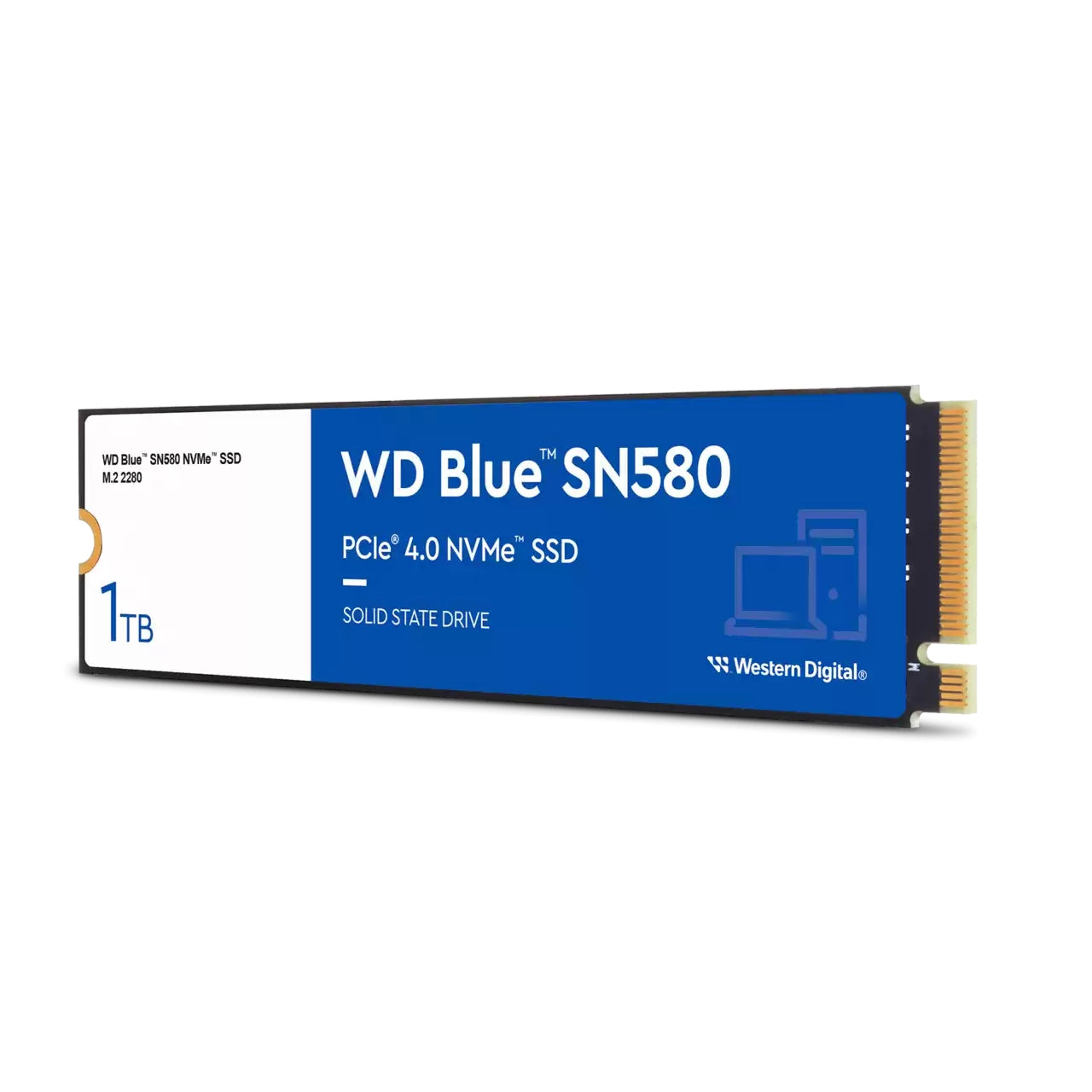Unidad Ssd M.2 Western Digital Sn580 1Tb Wds100T3B0E Blue Pcie