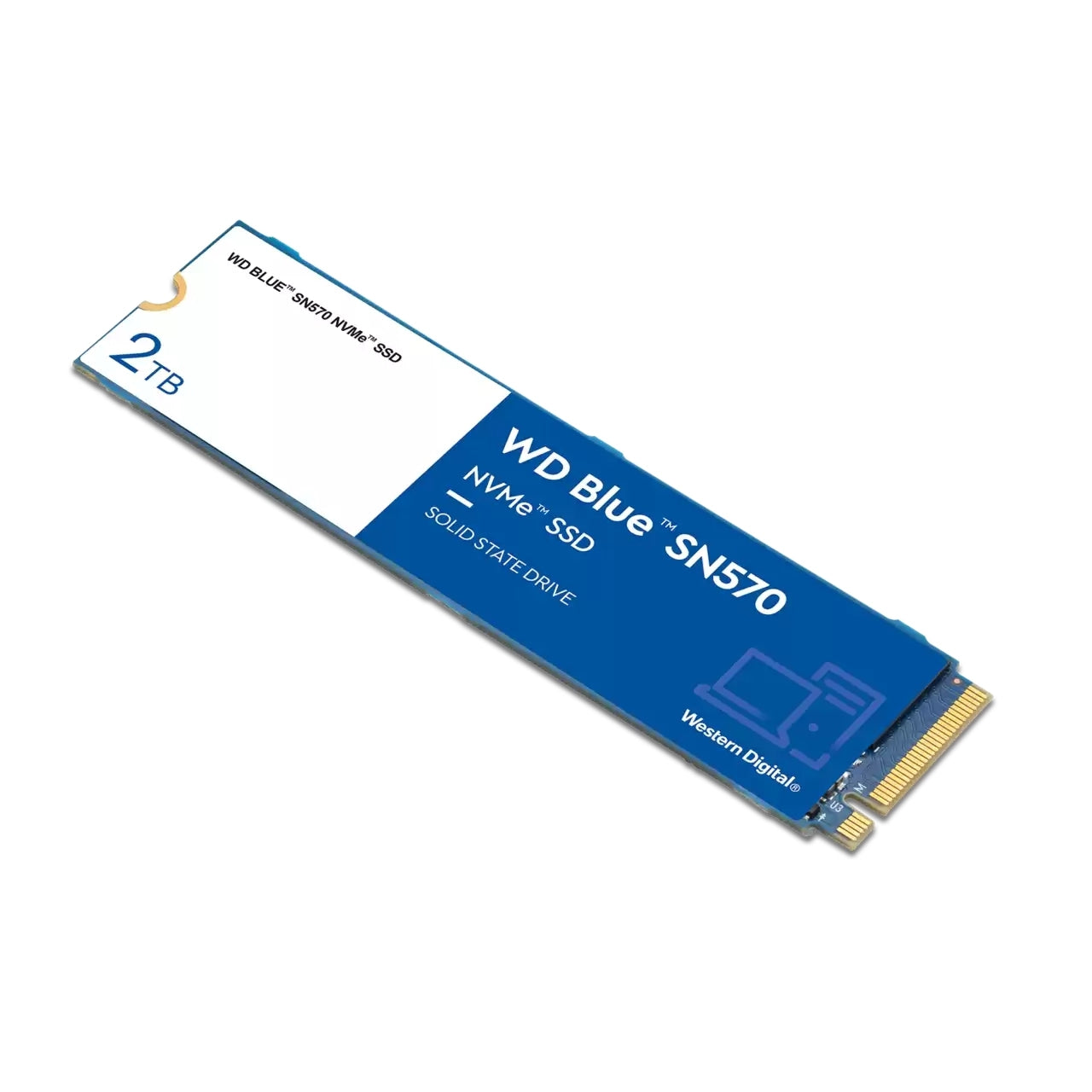 Unidad Ssd M.2 Western Digital Sn570 2Tb Wds200T3B0C Blue Pcie