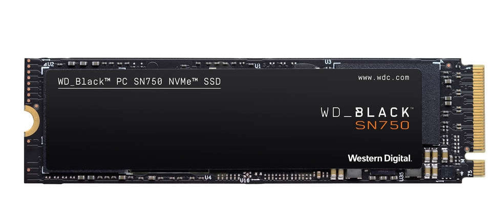 Unidad Ssd M.2 Wd Sn750 250Gb Wds250G3X0C Black Pcie Nvme