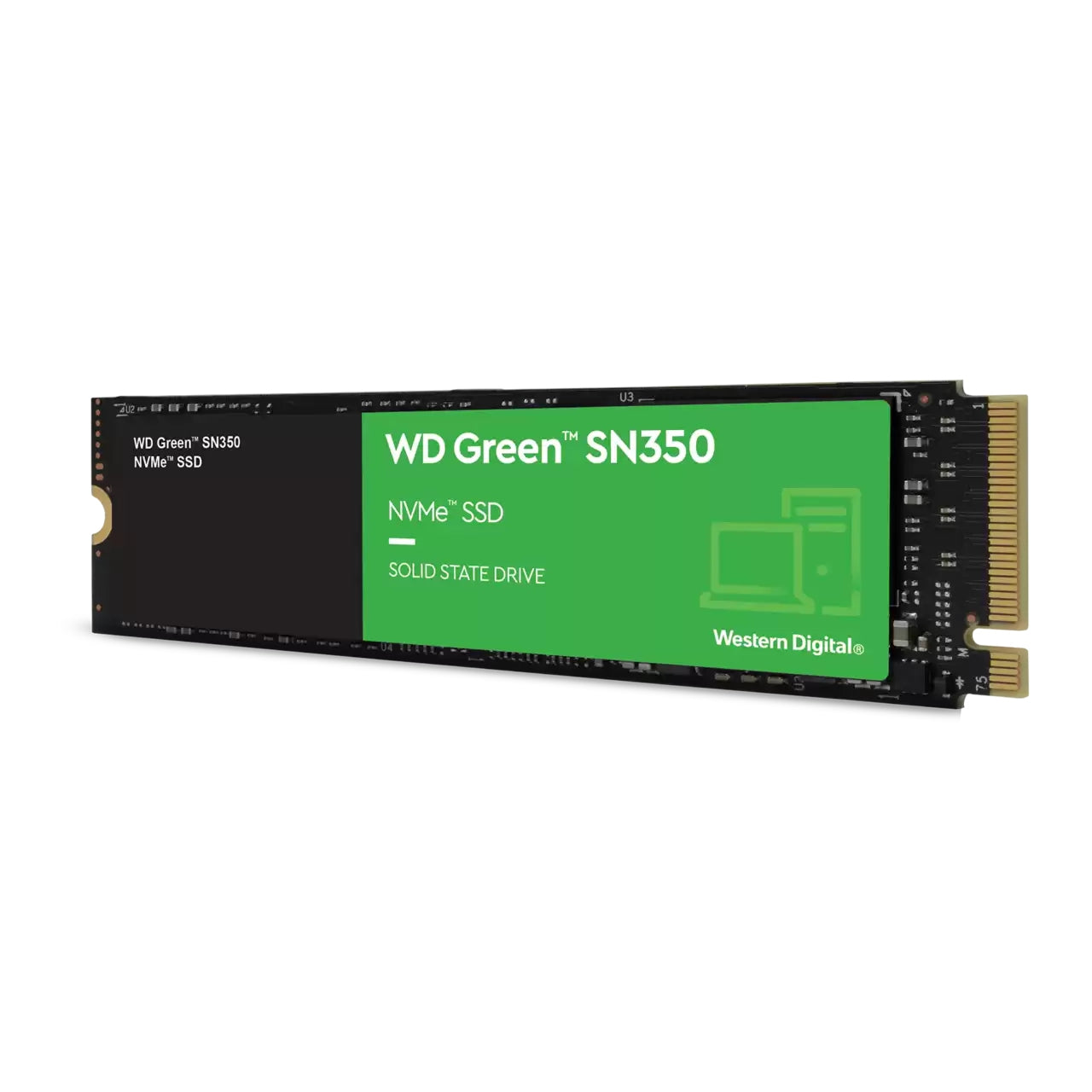 Unidad De Estado Solido Western Digital Wds480G2G0C Ssd Green Sn350 Nvme 480Gb Pci Express 3.0 M.2