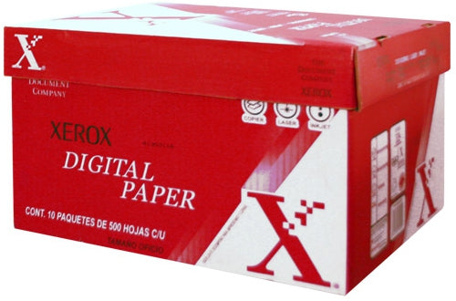Papel Bond Digital Paper Oficio Xerox Rojo 99% Blancura