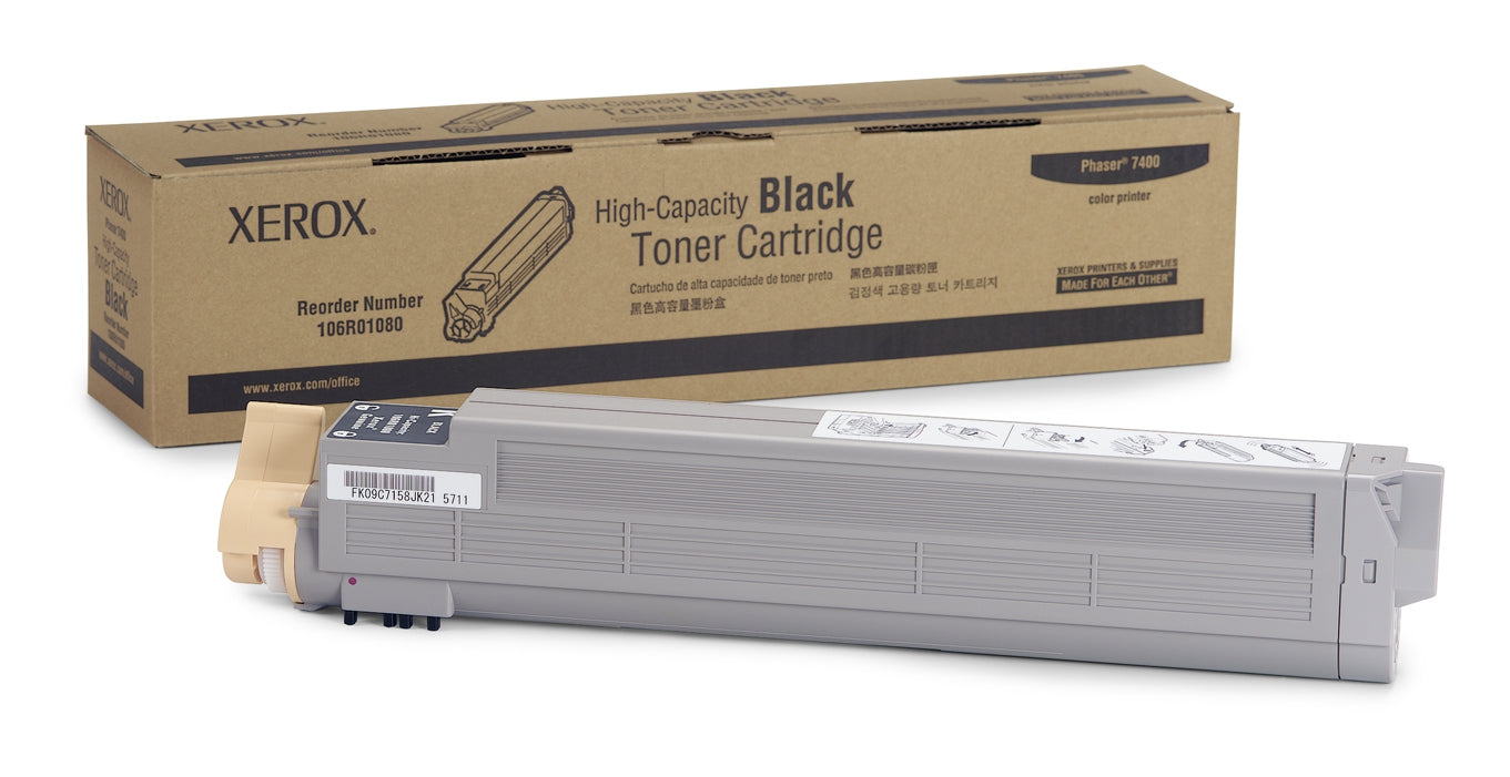 Tóner Xerox 106R01080 Cartucho 15000 Páginas Negro Gris