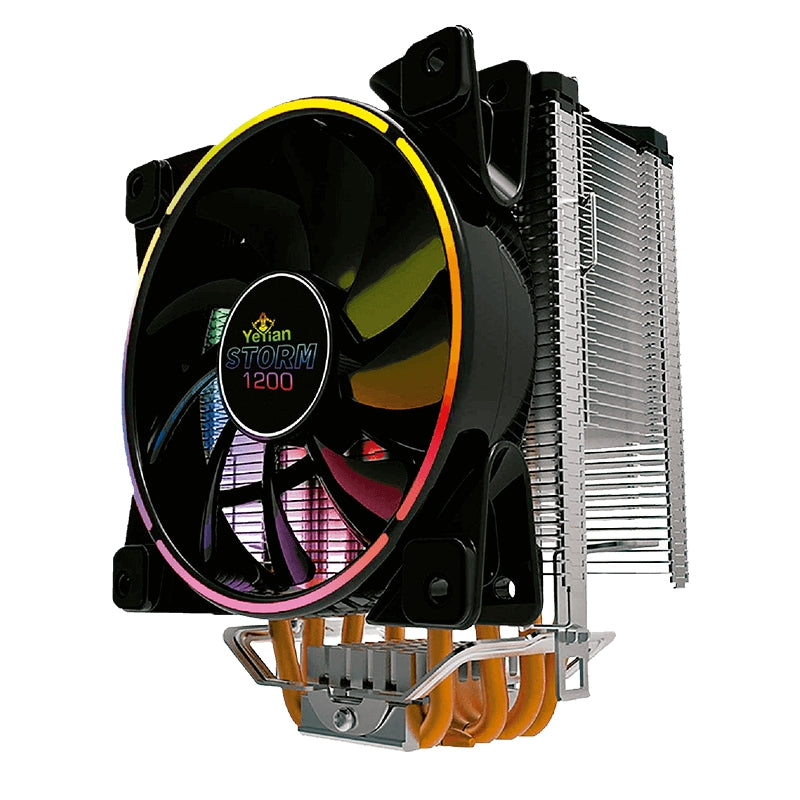 Sistema De Enfriamiento Aire Yeyian Ac1200 Storm S1200 Vent Rgb 120Mm