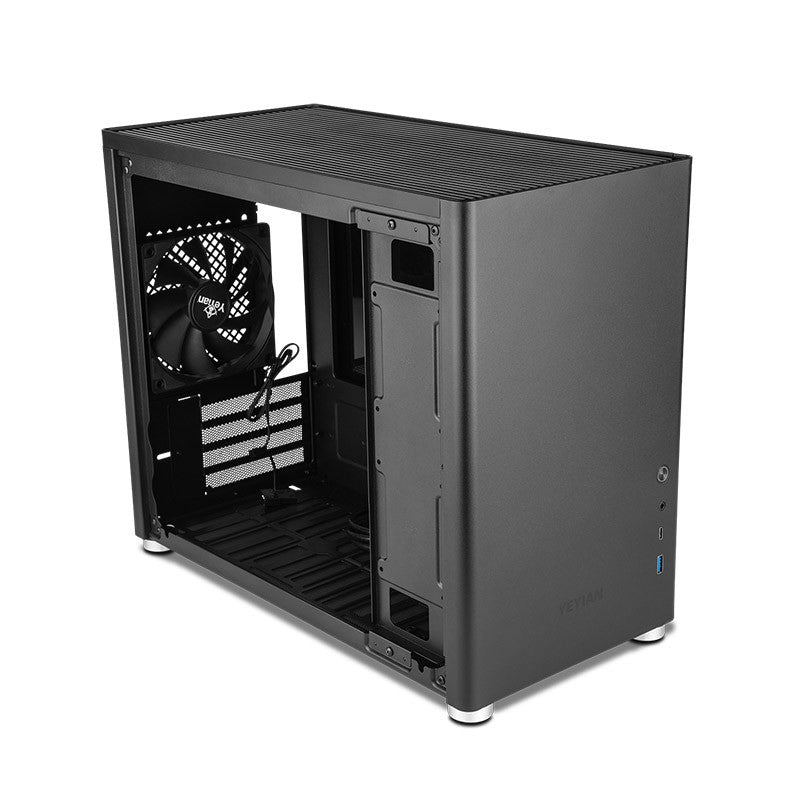 Gabinete Gaming Yeyian Ycm-Atxaw-01 Gamer Hussar Micro Atx/1 Vent/Lat Crist Templ