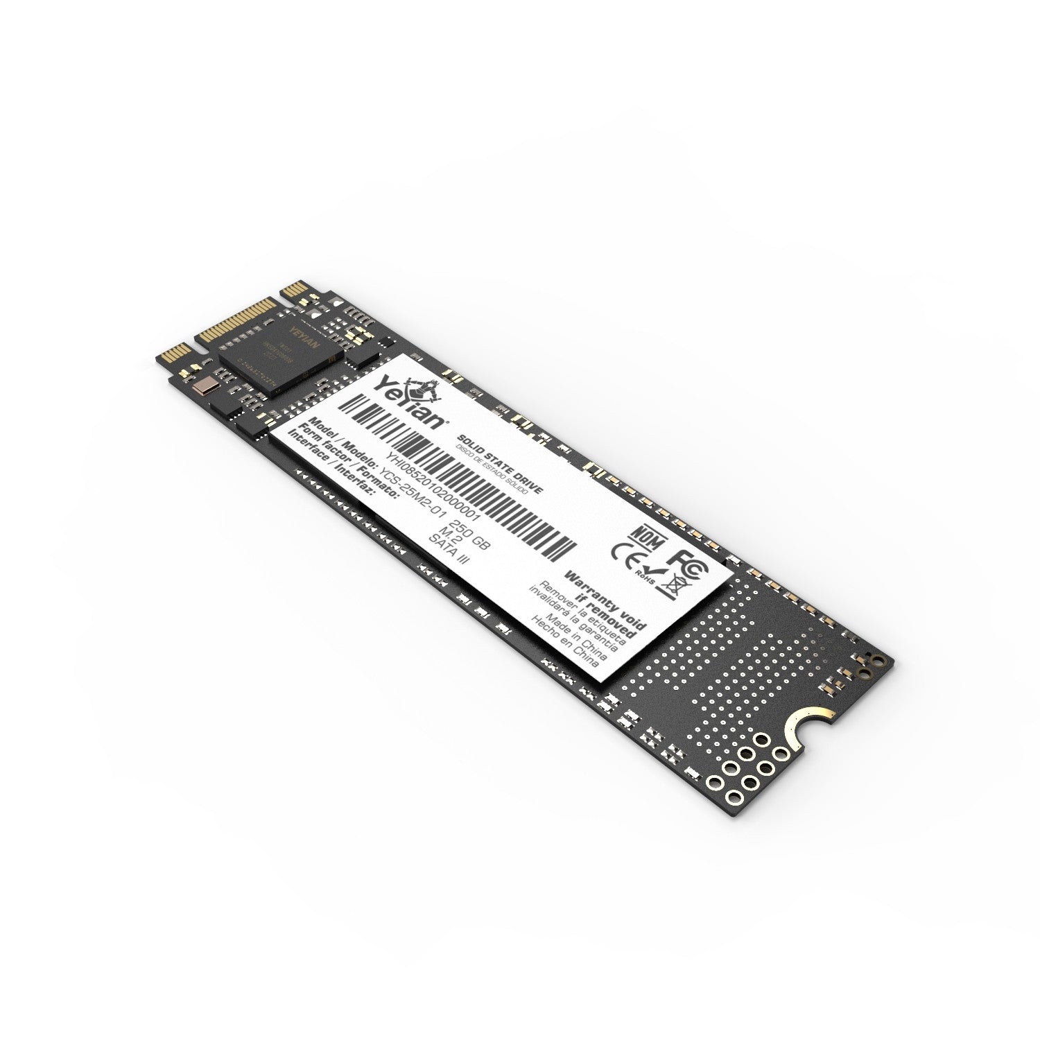 Unidad Ssd M.2 Yeyian Valk Serie 4000 250Gb Sata 3 Ycs-25M2-01