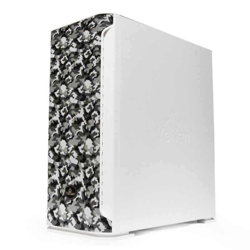 Gabinete Hollow 2500 Atxc/T 3Ven Argb/Mesh/ Yeyian Ygh-49704 Argb/Mesh/Usb/Blanco