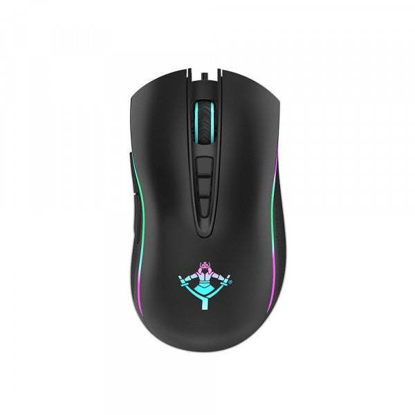 Mouse Gamer Yeyian Ymg-24110N Gram S2000 Rgb/8Btns/6400Dpi/Usb/Negro