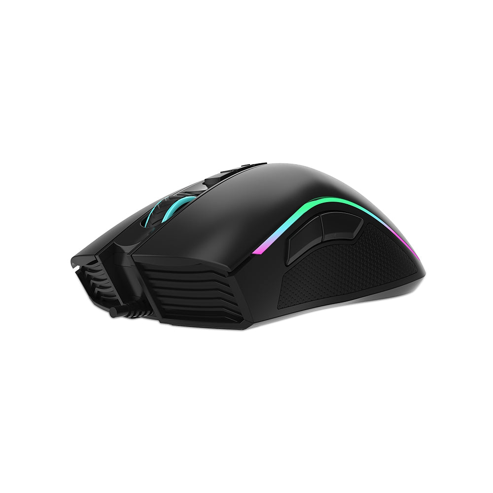 Mouse Gamer Yeyian Ymg-24110N Gram S2000 Rgb/8Btns/6400Dpi/Usb/Negro