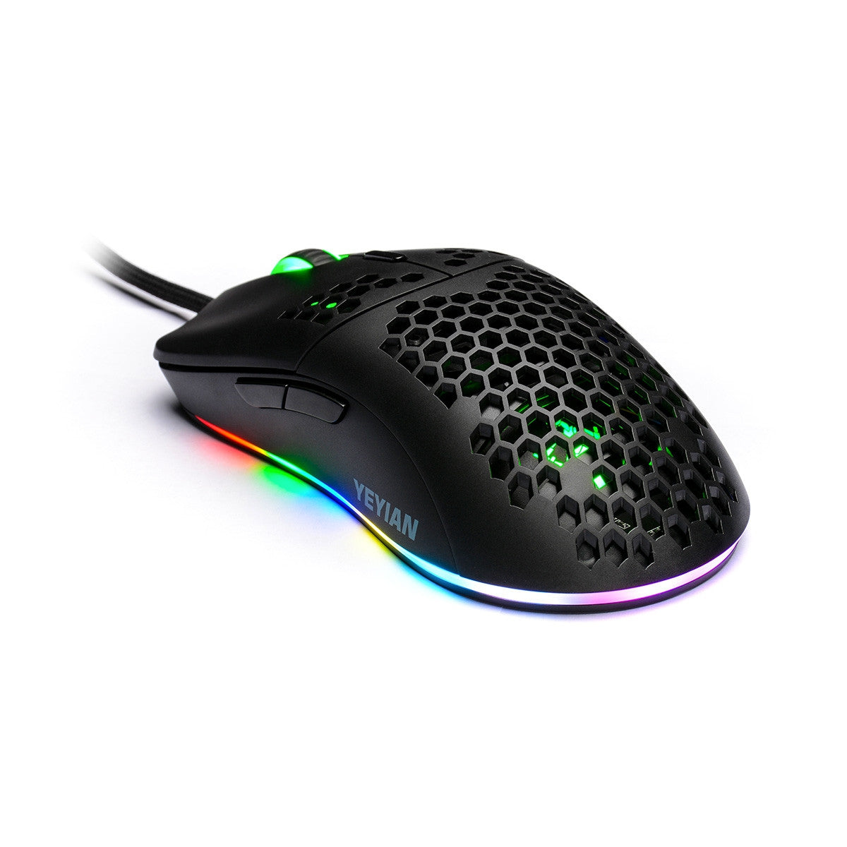 Mouse Gamer Links Rgb N Yeyian Ymg-24310 3000 6 Botones Negro Usb