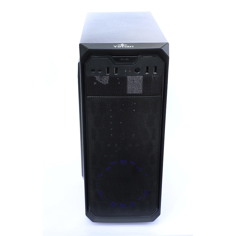 Gabinete Gamer Stahl Yeyian Ynh-Sl900 Mesh/1Ven Led/Usb/Negro