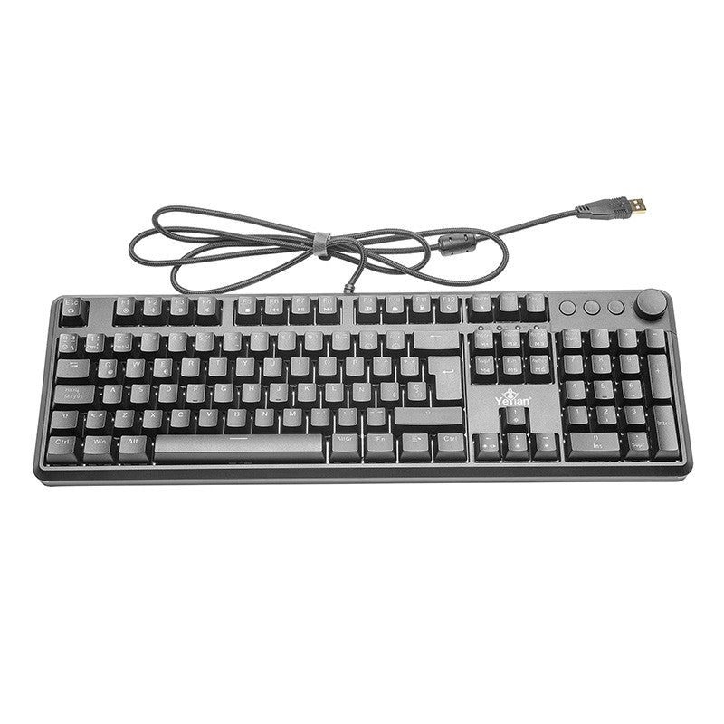 Teclado Gaming Yeyian Ytm-28208B Asward S3000 Mecanic Switch Azul Rgb