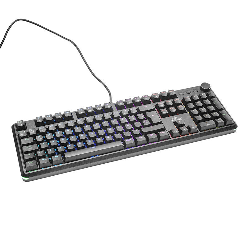 Teclado Gaming Yeyian Ytm-28208B Asward S3000 Mecanic Switch Azul Rgb