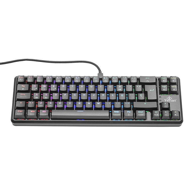 Teclado Gaming Yeyian Ytm-28209R Gamer Akil S3500 Mecanic Switch Rojorgb/Bt