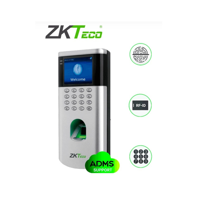 Control De Acceso Kit Zkteco Lf10 Para Una Puerta / 1500 Usuarios / Incluye Electro-Imán, Botón De Salida, Montaje Tipo U Para Puerta De Metal O Madera Y 10 Tarjetas Rfid 125 Khz